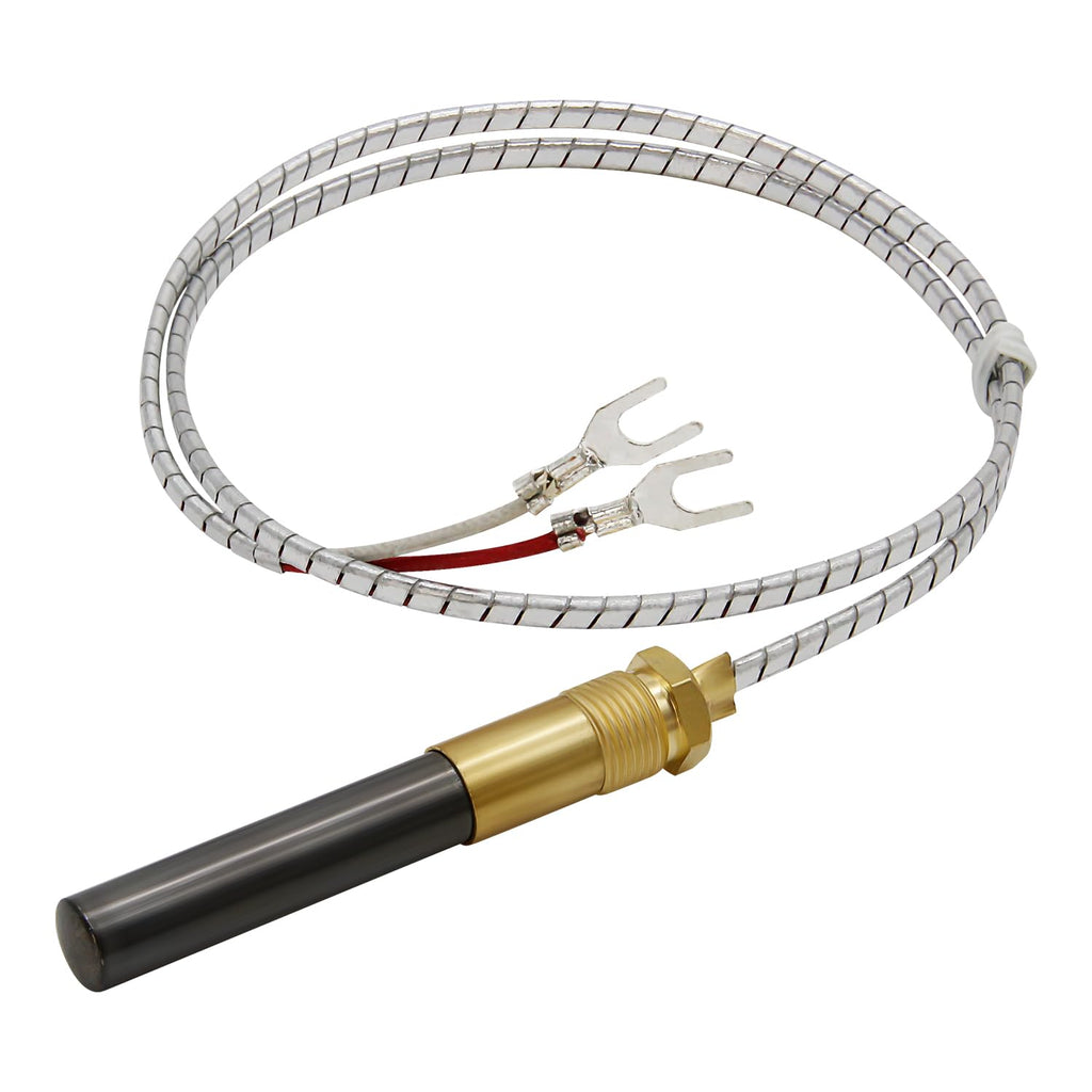 Poagavgs 24" Thermopile Generates Q313A 750 Millivolt Thermopile Assemblies Replacement for Gas Fryer Fireplace Gas Water Heater