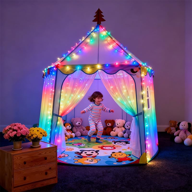 Skiennix 300LED Fairy Curtain Lights - 9.8x9.8Ft Warm White USB with 8 Modes & Timer for Indoor/Outdoor Decor