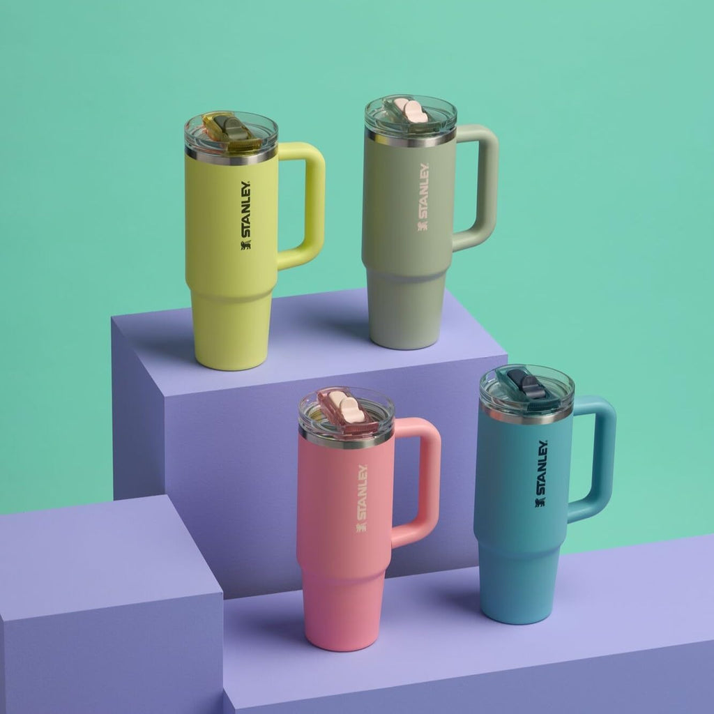 STANLEY Quencher ProTour 30 oz Tumbler - Leakproof Lid, Built-In Straw & Handle | Insulated Stainless Steel | Prickly Pear