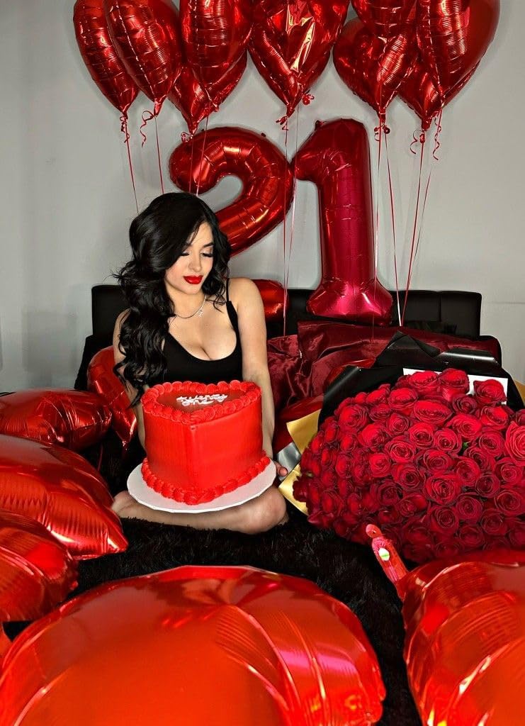 Red 40-Inch Number 12 Balloon by [Brand Name] - Perfect for Birthday Celebrations & Events