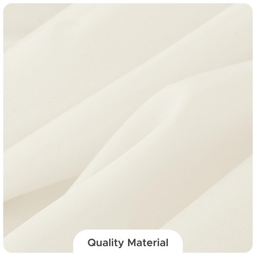 Fitable 8 Pack Table Cloth Rectangle Table: Stain and Wrinkle Resistant Tablecloth Rectangular, Washable Polyester Tablecloths for Wedding Party Dining Banquet Event Catering(Ivory, 70x120 Inch)