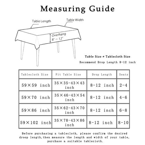 Erbnaryx Boho Tablecloth for Square Tables,Fringed Edges with Geometric Pattern Tablecloths,Farmhouse Floral Table Cover Cloth Decorative for Kitchen Dining Room,59"x 102"