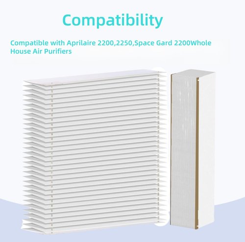 2Packs，401 Replacement Furnace Filter Compatible with AprilAire 2400, Space-Gard 2400 Whole-House Air Purifiers - MERV 13, 16x25x6 Air Filter
