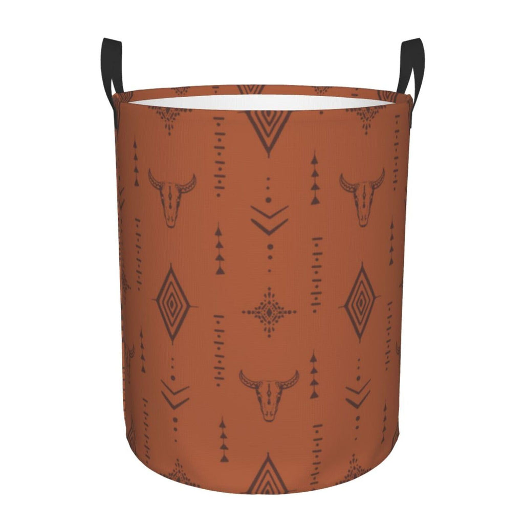 Large Laundry Basket Western Boho Home Decor Laundry Hamper With Handles Collapsible Laundry Baskets Waterproof Dirty Clothes Hamper Storage Basket Toy Bins For Room Bathroom Bedroom Decor