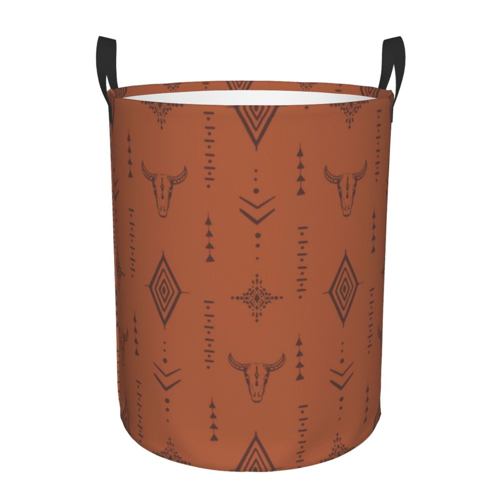 Large Laundry Basket Western Boho Home Decor Laundry Hamper With Handles Collapsible Laundry Baskets Waterproof Dirty Clothes Hamper Storage Basket Toy Bins For Room Bathroom Bedroom Decor