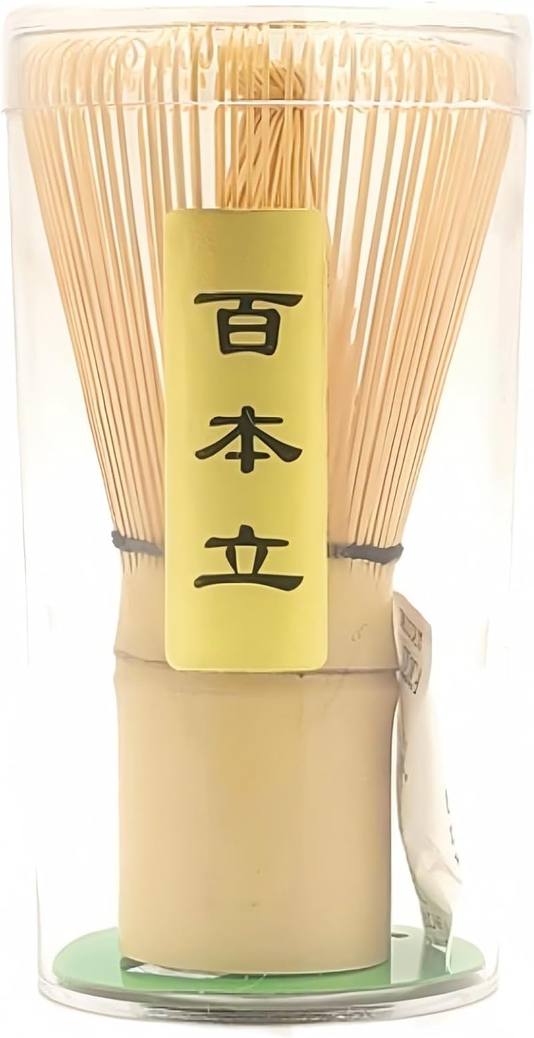 Matcha Whisk - Handcrafted Organic Bamboo Chasen for Authentic Tea Preparation | 100-Prong Stirrer