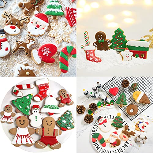 Christmas Cookie Cutters Mold Set - 9-Piece Baking & Decoration Tools