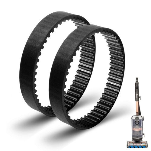 JEDELEOS Replacement Belts for Shark AZ2002 AZ2000 AZ2000W AZ2000WWK HZ2002 HZ2000 LA502 LA500 LA455 UV850 Vertex Ultralight Vacuum Cleaner, Soft Front Brush Belt 153-3GT-7 (Pack of 2)