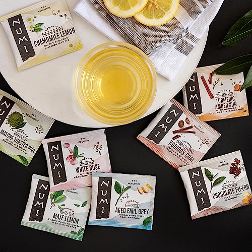 Numi Organic Chamomile Lemon Herbal Tea, 54 Bags (Pack of 3)