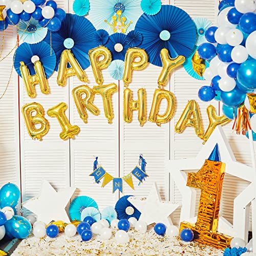 Mr. Pen Happy Birthday Balloon Banner Set, 14.5 Inch, 15 Pcs