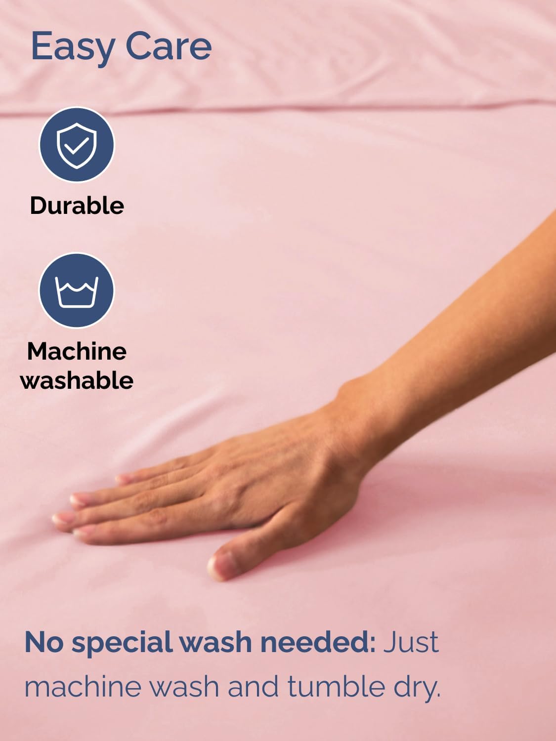Skiennix Extra Deep Queen Fitted Sheet - Ultra Soft & Breathable - Fits 18-24 Inch Mattresses - Baby Pink