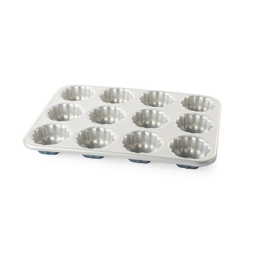 Nordic Ware Formed Mini Bundt, 12 Cavity Cupcake, Twilight Blue