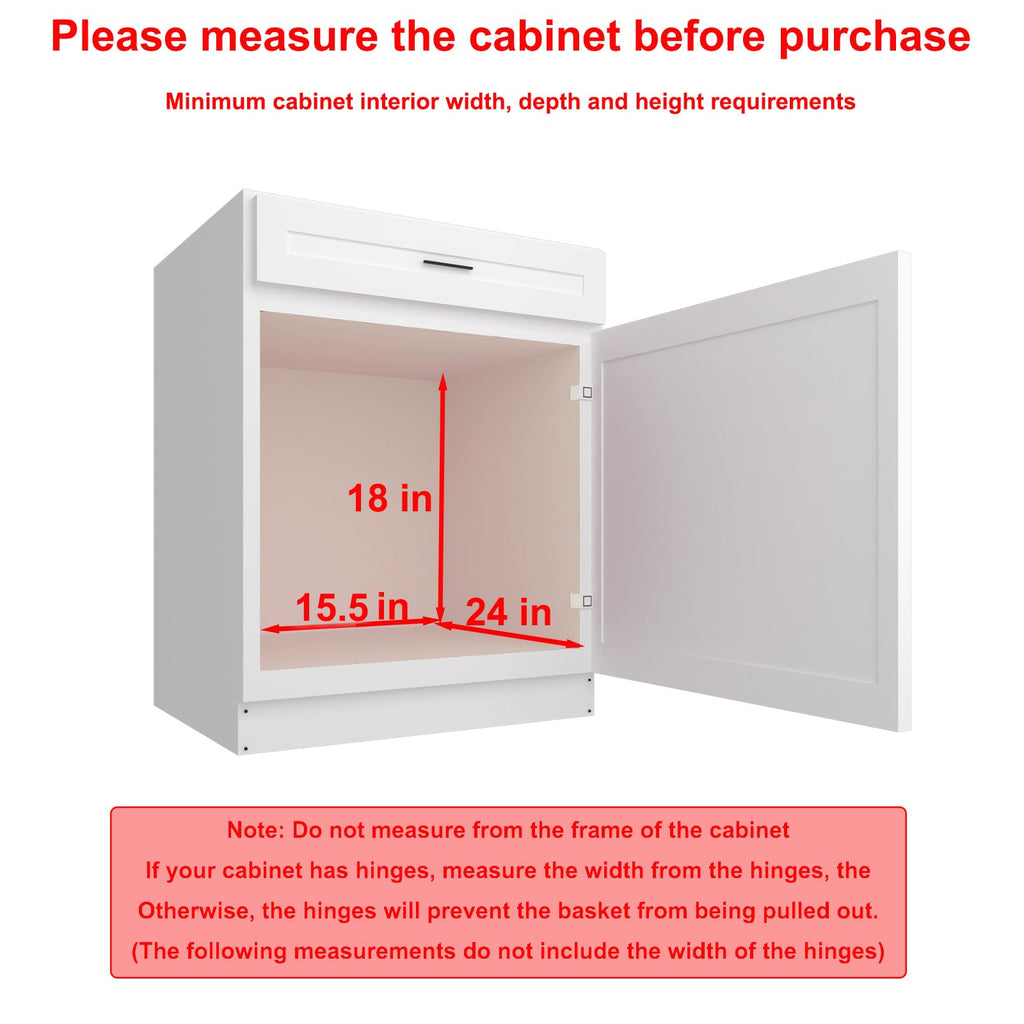 Sikarou Pull Out Cabinet Organizer 14" W x 21" D 2-Tier Individual Slide Out Drawer Pantry Shelf Storage for Kitchen Base Cabinet Organization for Kitchen, Bathroom, Pantry, Chrome