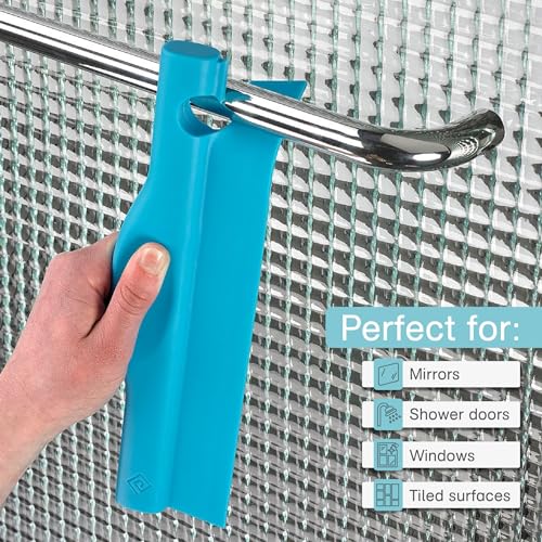Polder Swipe Squeegee - Turquoise Shower & Window Cleaner