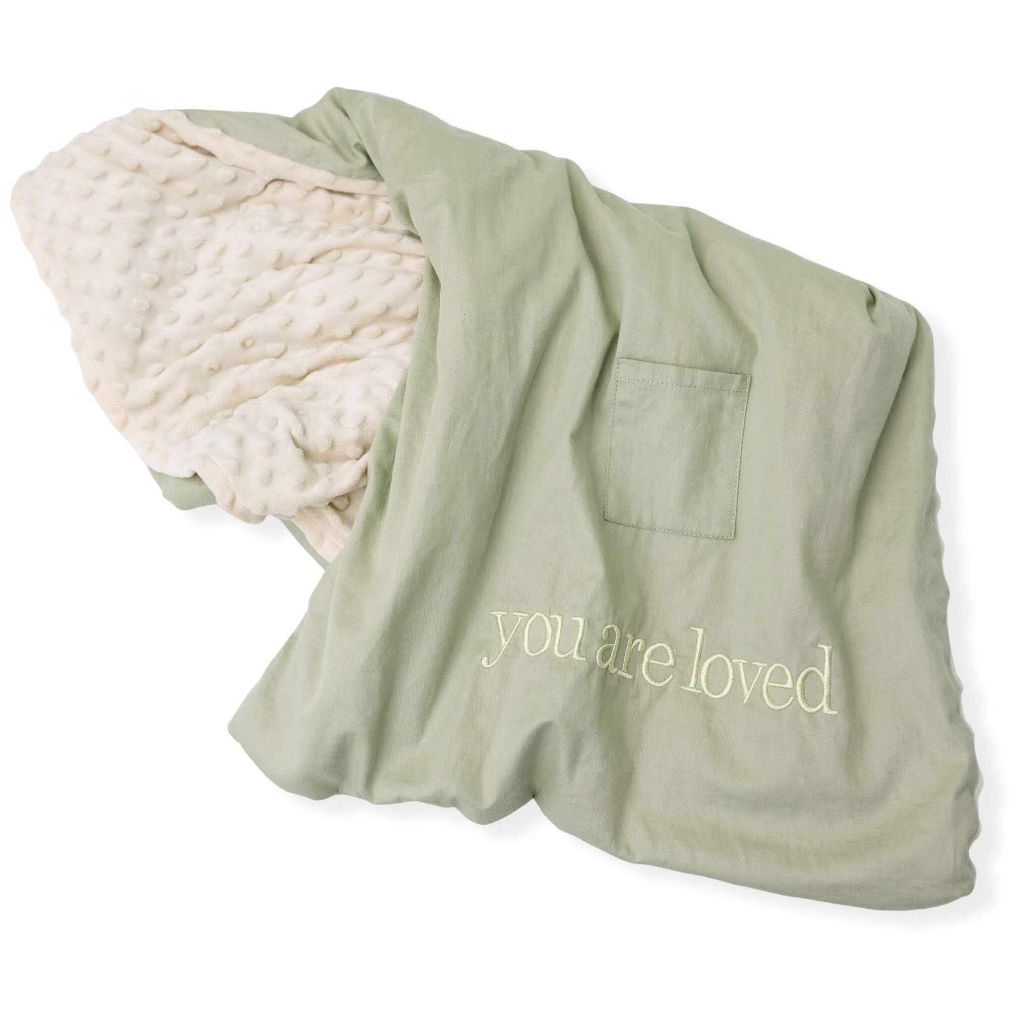 Scout & Soul Weighted Lap Blanket - Calming Support Weighted Lap Pad for Kids - Durable Soft Cotton & Minky Comfort Blanket w/Washable Cover - Perfect Travel-Friendly Kids Bedding Accessories