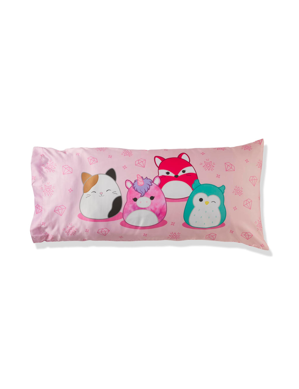 Squishmallows Bedding Silky Satin Standard Beauty Silky Satin King Size Pillowcase Cover 20x36 for Hair and Skin, (Officially Licensed Product)