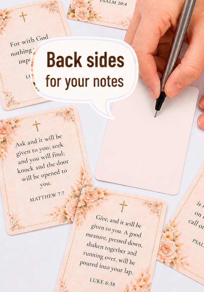 100 Uplifting Scripture Cards for Daily Inspiration & Prayer