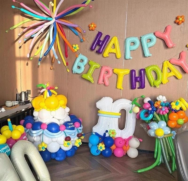 Clear 260 Twisting Balloons - 100 Pcs for Party Decorations