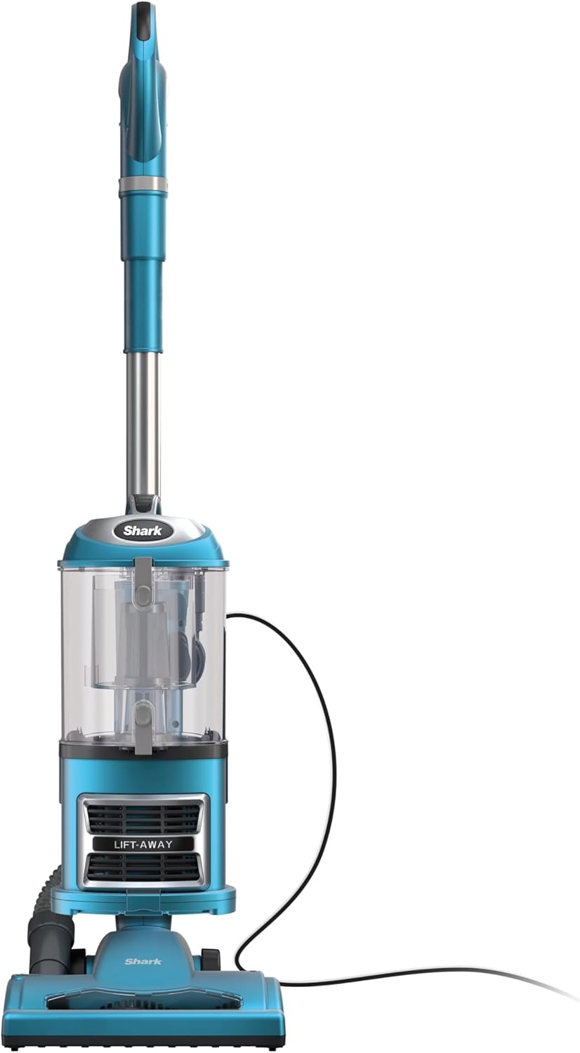 Shark NV380 Navigator Lift-Away Deluxe Vacuum - Large Dust Cup, Swivel Steering & Tools - Blue (Renewed)