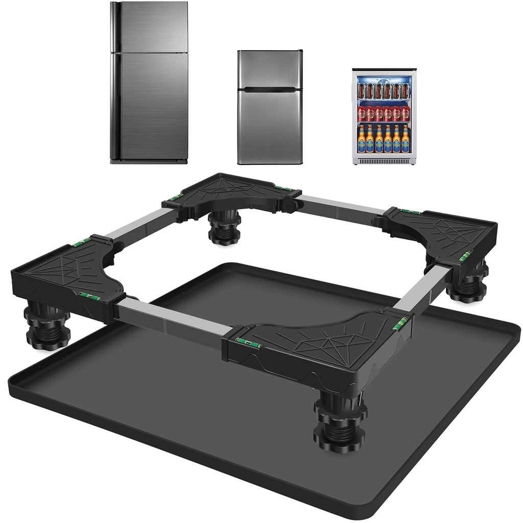 WUDIALIEN Portable Air Conditioner Silicone Mat, Ice Maker Mat (Black, 20'' x 20'')