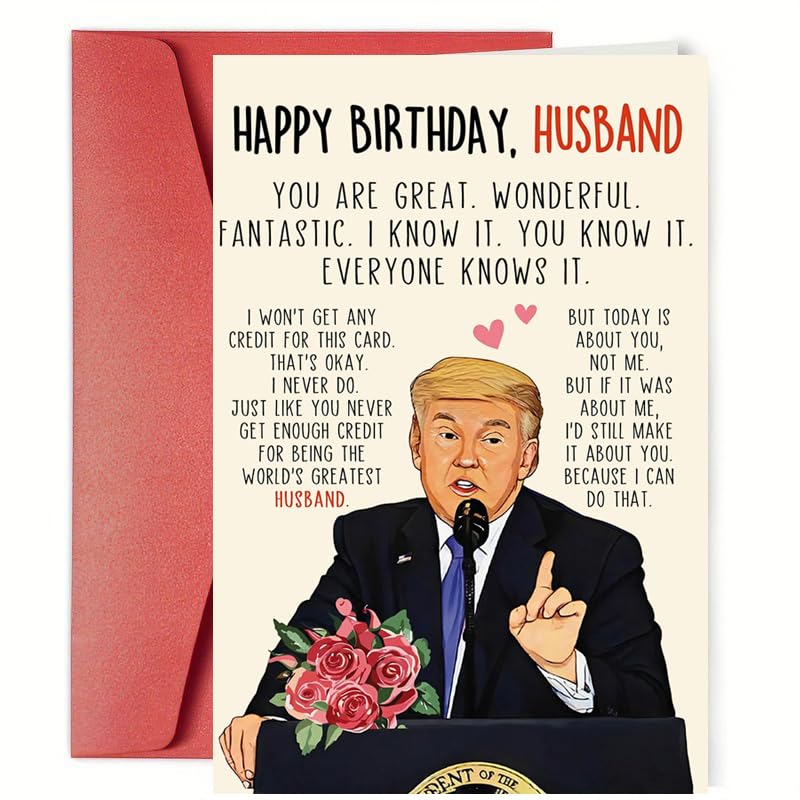 Funny Birthday Card for Dad, Husband & Grandpa - 5x7