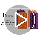4-Pack Halloween Silicone Candy Molds - Pumpkin & Ghost Shapes