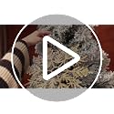 Gold Glitter Snowflake Ornaments Set - 24 Large 12" Plastic Winter Christmas Decorations
