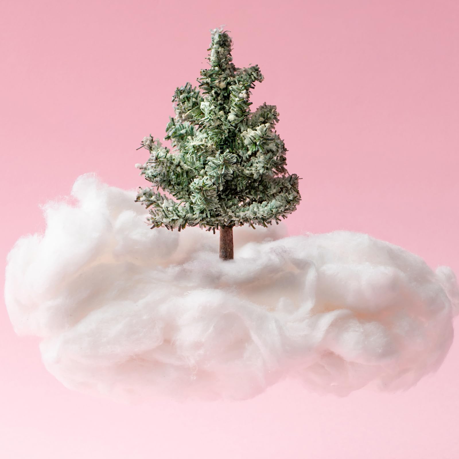 Vodiye Fake Snow for Christmas Decor, 10.5oz/300g - Soft & Lifelike Artificial Snow Cotton Fluff, Perfect for Christmas Villages, Mantels, and Holiday Displays – Bring The Beauty of Snow Indoors