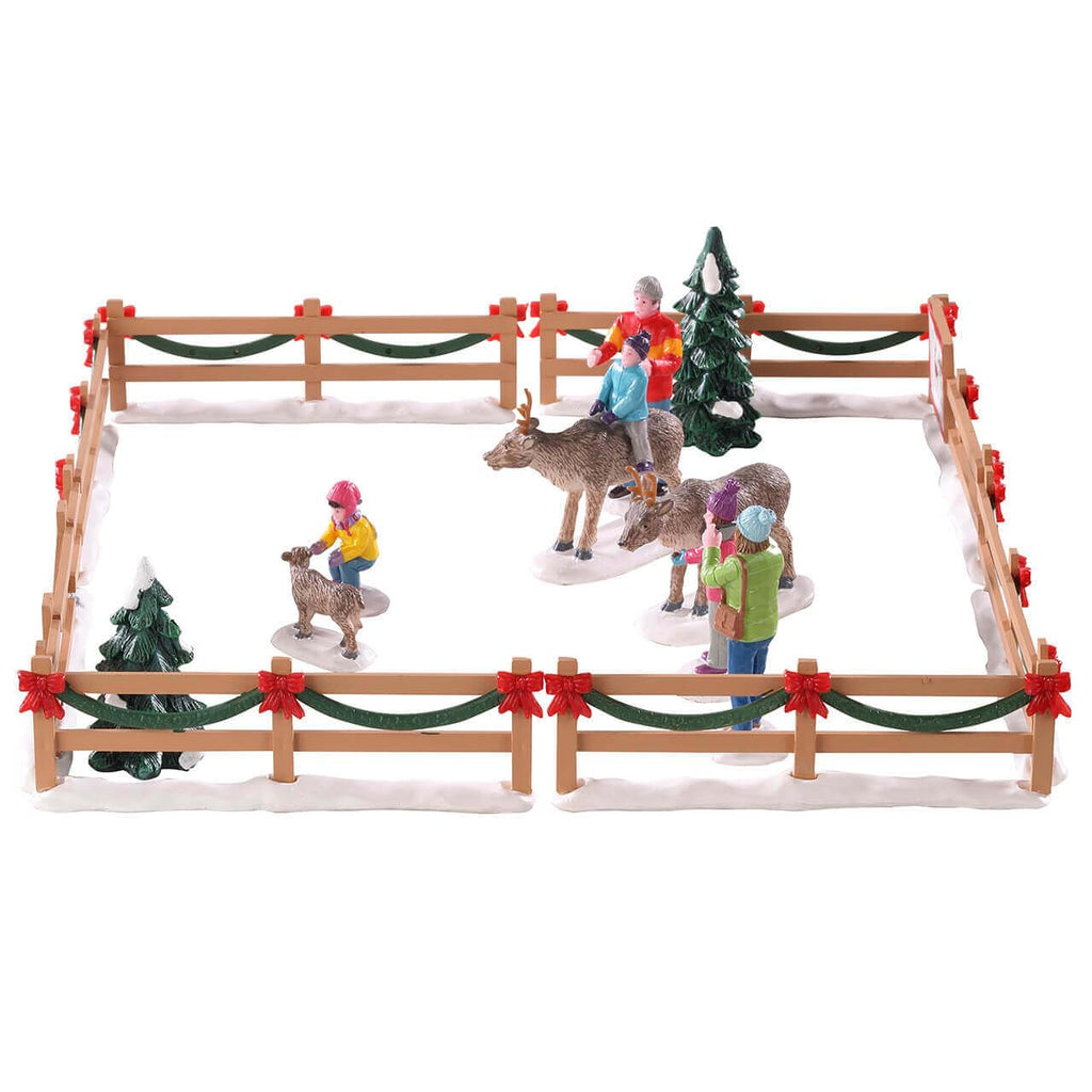 Lemax - Vail Village - Accessory: Reindeer Petting Zoo