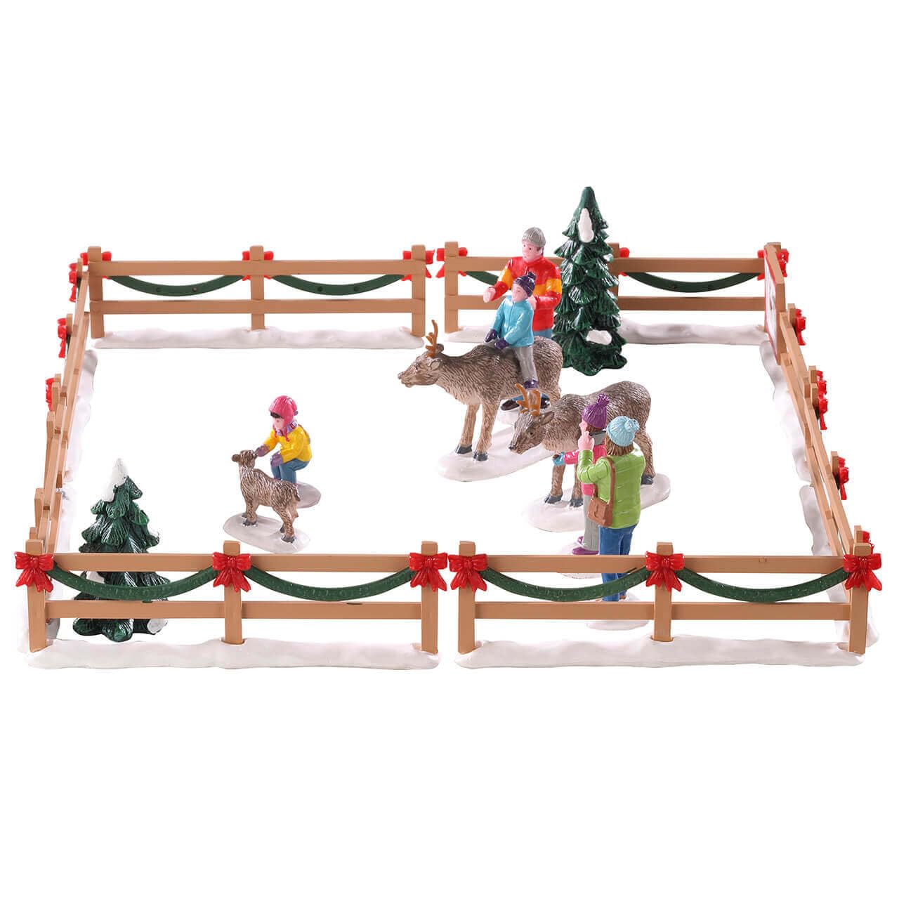 Lemax - Vail Village - Accessory: Reindeer Petting Zoo
