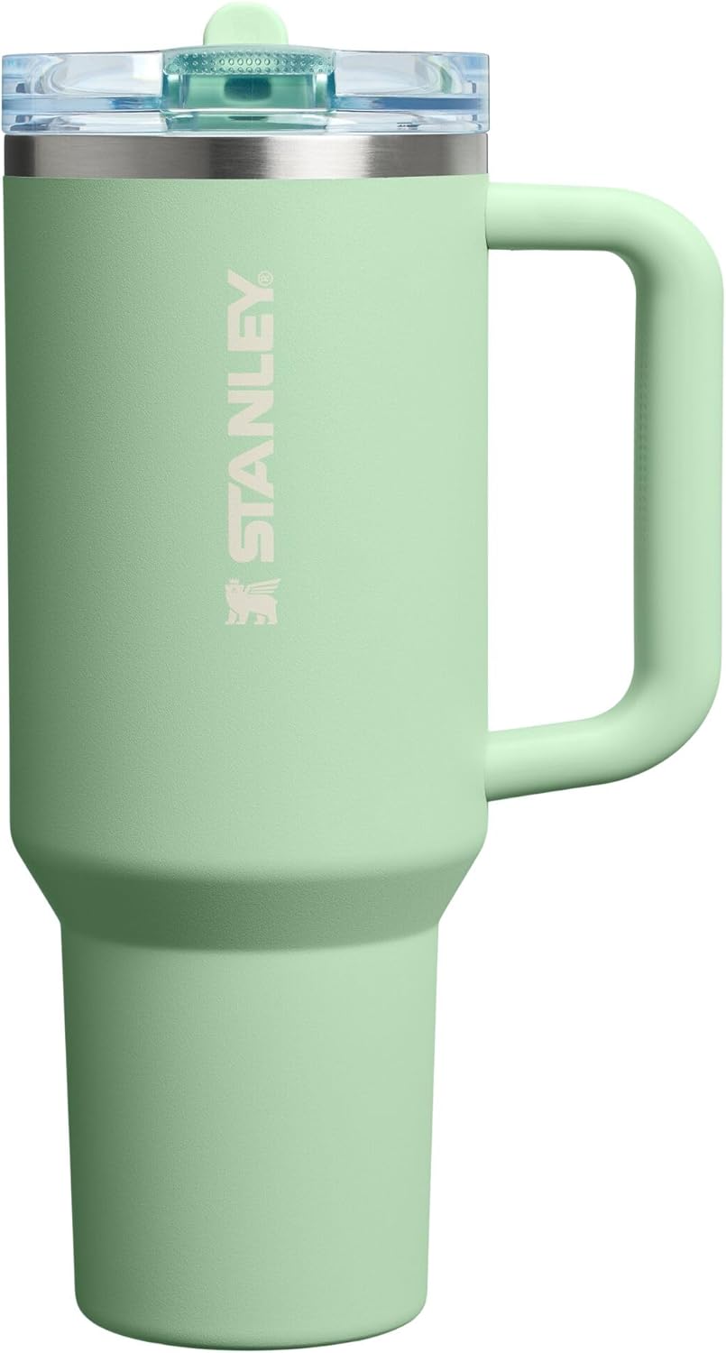 STANLEY Quencher ProTour Tumbler - 14 oz Leakproof Insulated Stainless Steel - Built-in Straw & Handle