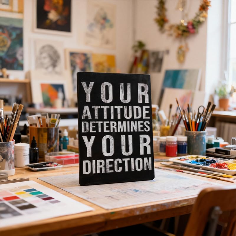 YOOSART Inspiring Quote Wooden Wall Plaque Decorative Art YM1689