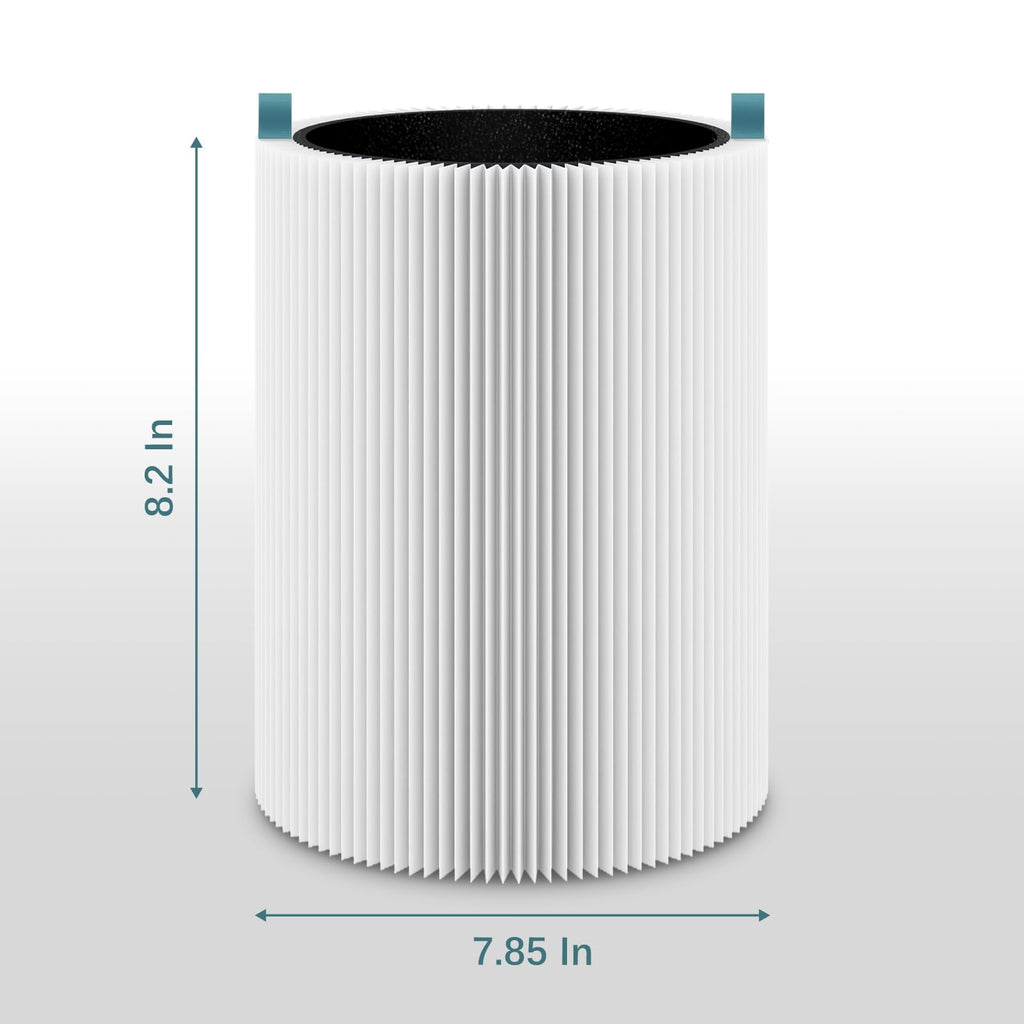 2 Pack 511 Replacement Filter Compatible with Blueair Blue Pure 511 Air Purifier, 2-in-1 H13 True HEPA Filter and Carbon Filter (Not Fit for 511 Auto)