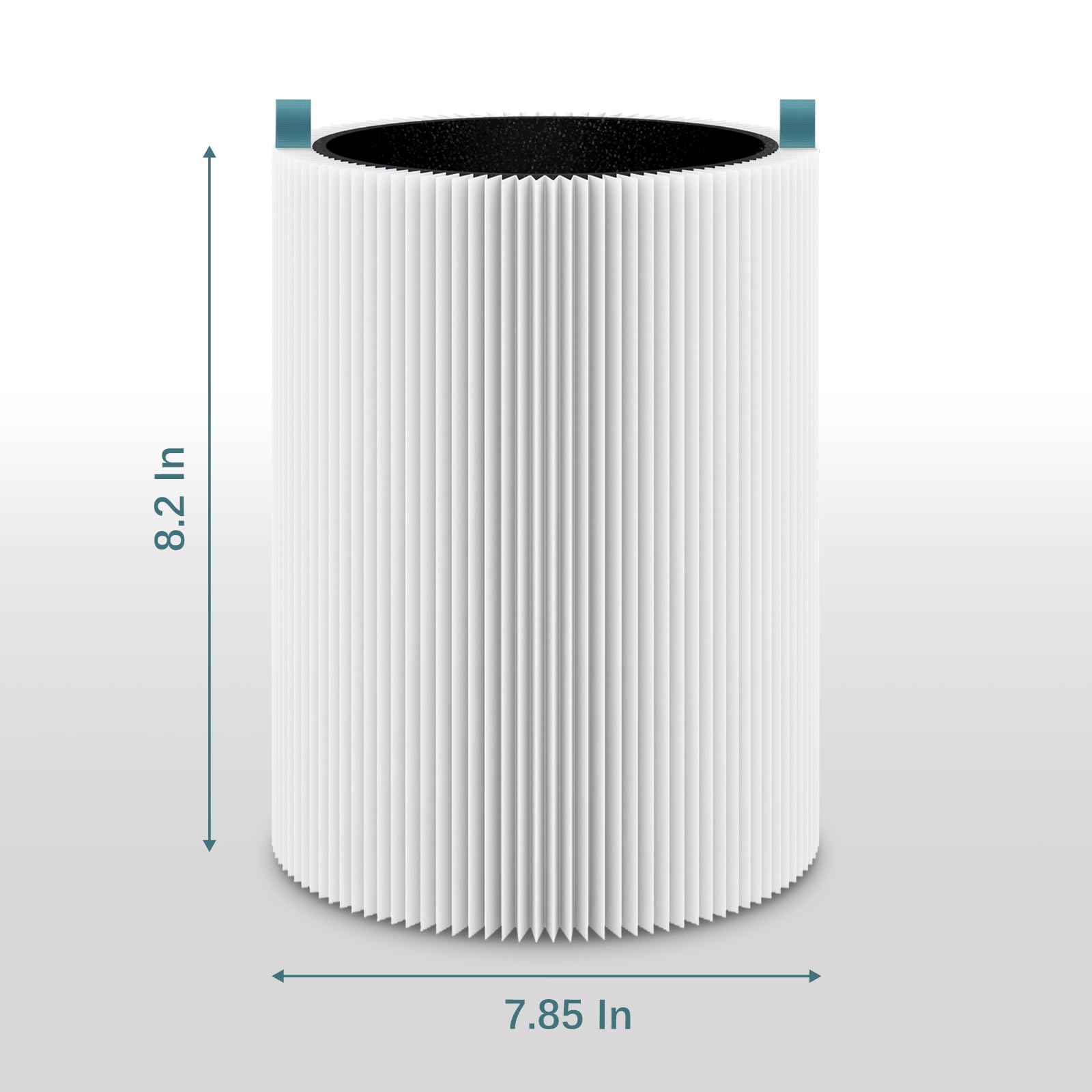 2 Pack 511 Replacement Filter Compatible with Blueair Blue Pure 511 Air Purifier, 2-in-1 H13 True HEPA Filter and Carbon Filter (Not Fit for 511 Auto)