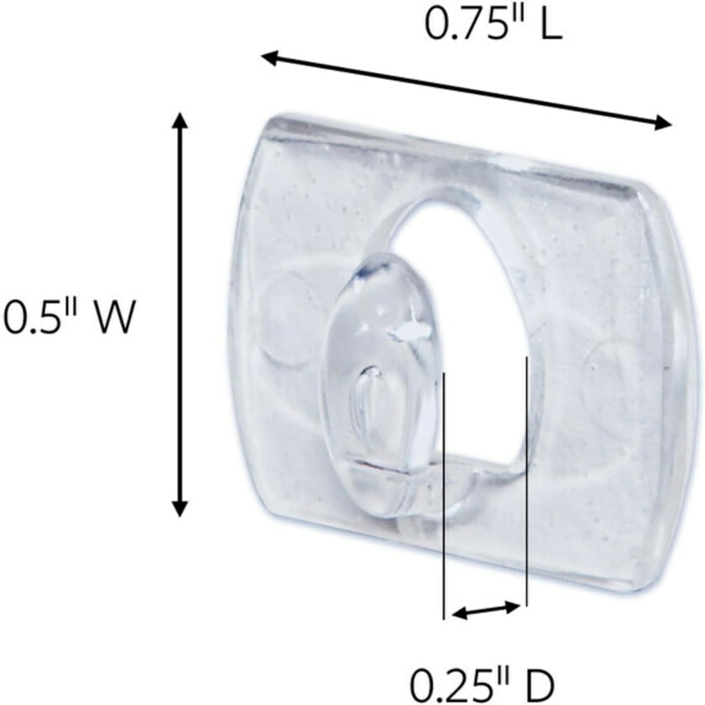 Command 17026CLR-ES Clear Decorating Clips - 20 Clips in 2 Pack for Easy Home Organization