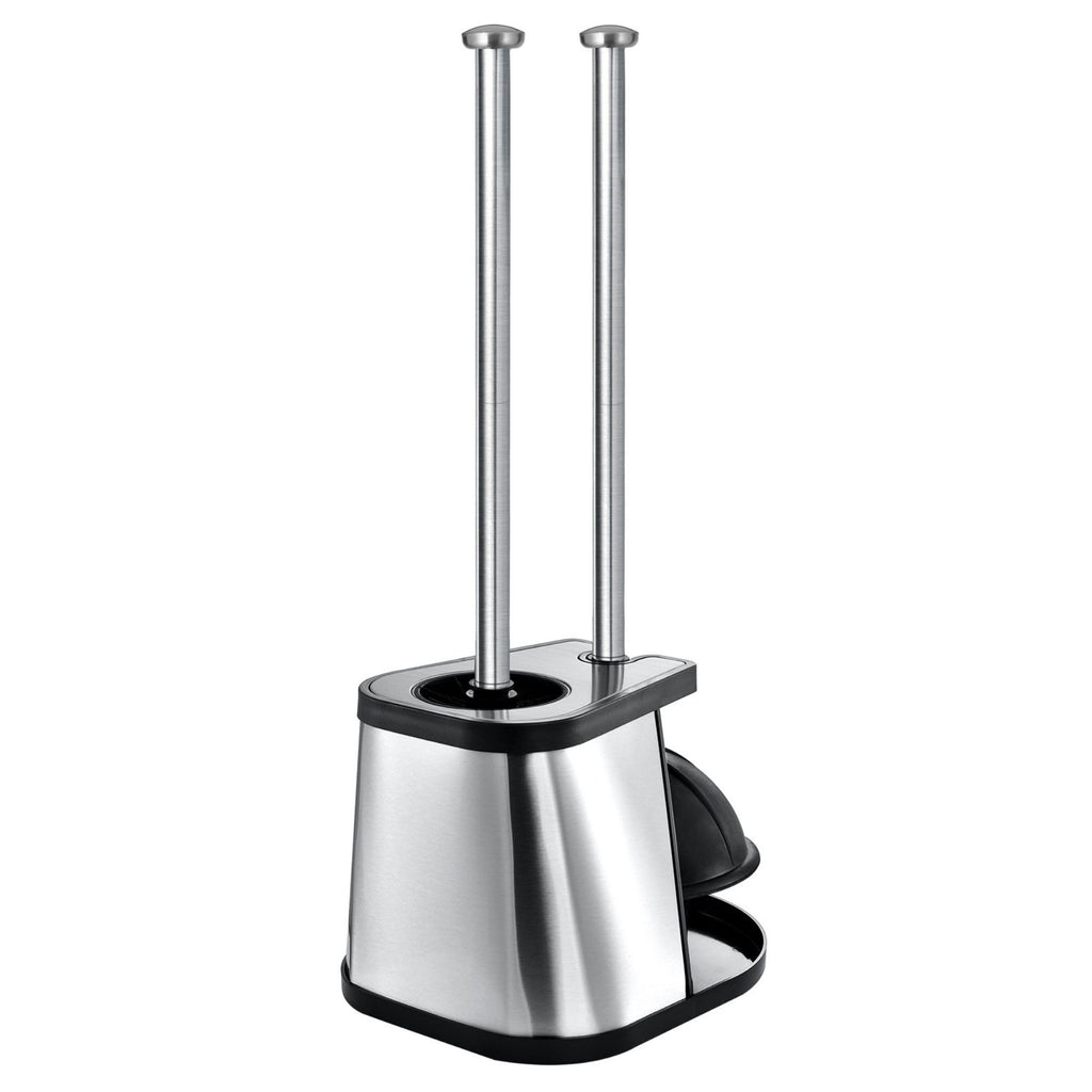 ToiletTree Products Modern Deluxe Freestanding Toilet Brush and Plunger Combo 2 Pack