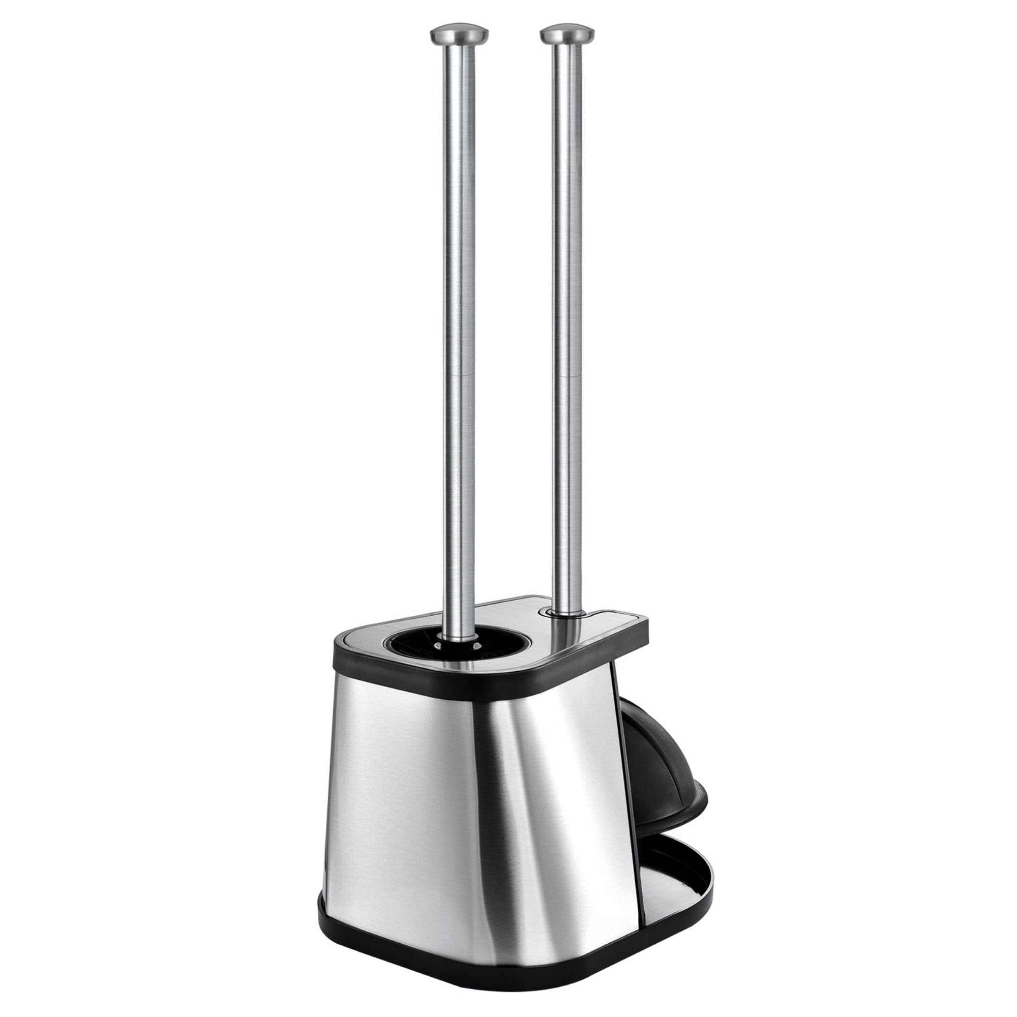 ToiletTree Products Modern Deluxe Freestanding Toilet Brush and Plunger Combo 2 Pack