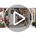American Map Patriotic Welcome Mat - 17" x 29" Non-Slip Outdoor Doormat