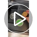 Moka Bamboo Dish Brush - Eco-Friendly Scrubber for Kitchen Cleaning (Single Brush)