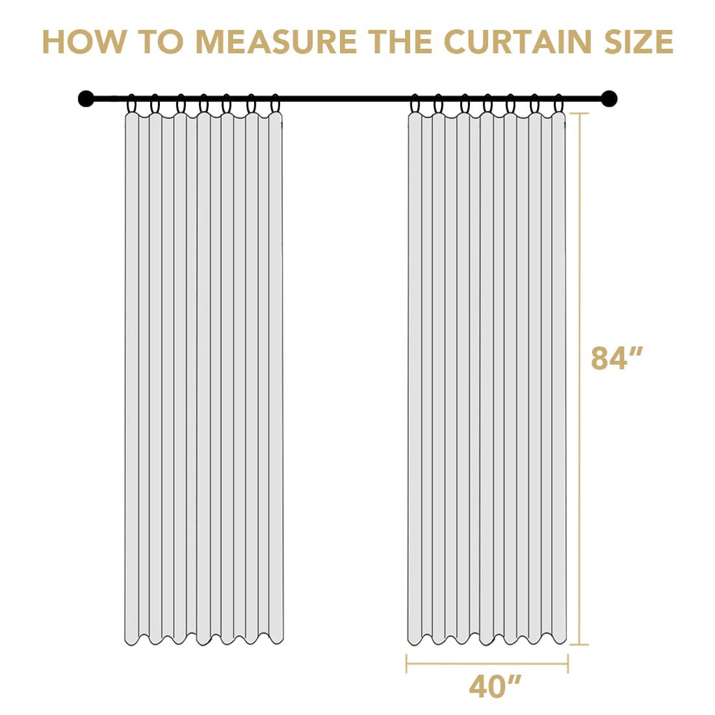 H.VERSAILTEX Pinch Pleated Full Blackout Curtains Linen Blended Chenille Blackout Curtains 84 inch Length 2 Panels Bedroom Thermal Insulated Farmhouse Neutral Track Drapes with Hooks, Heather Natural