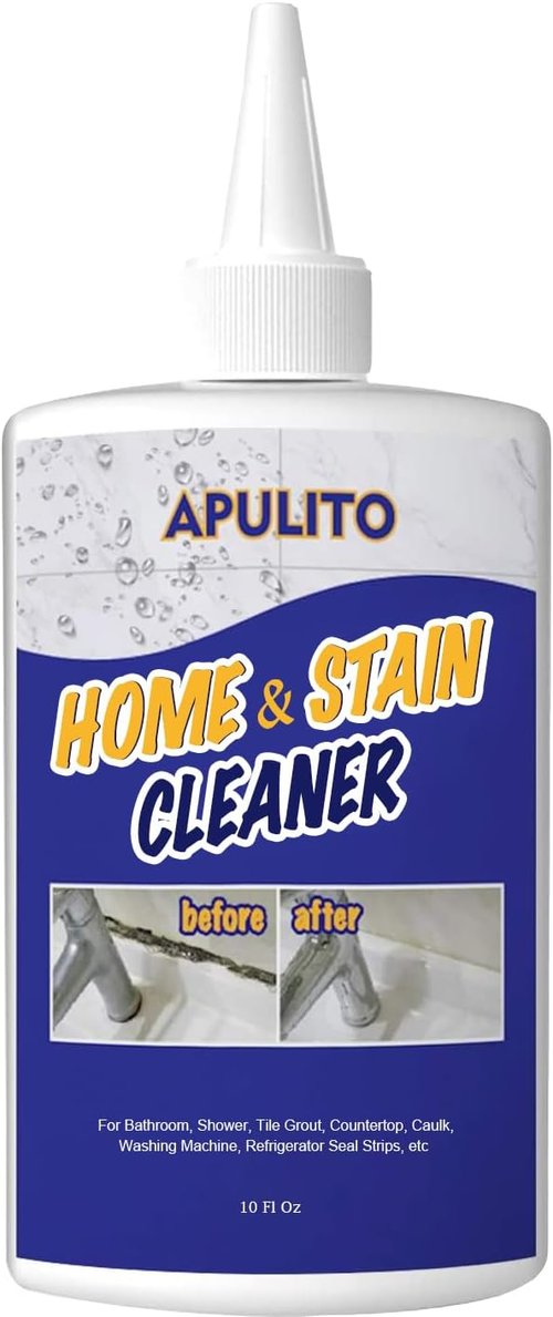APULITO Household Cleaner Gel - Powerful Bathroom & Kitchen Cleaner for Tiles, Grout & Sinks | 10 Fl Oz