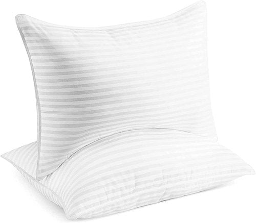 Beckham Hotel Collection Bed Pillows - Soft Down Alternative Set of 2 for All Sleep Positions | Standard/Queen Size