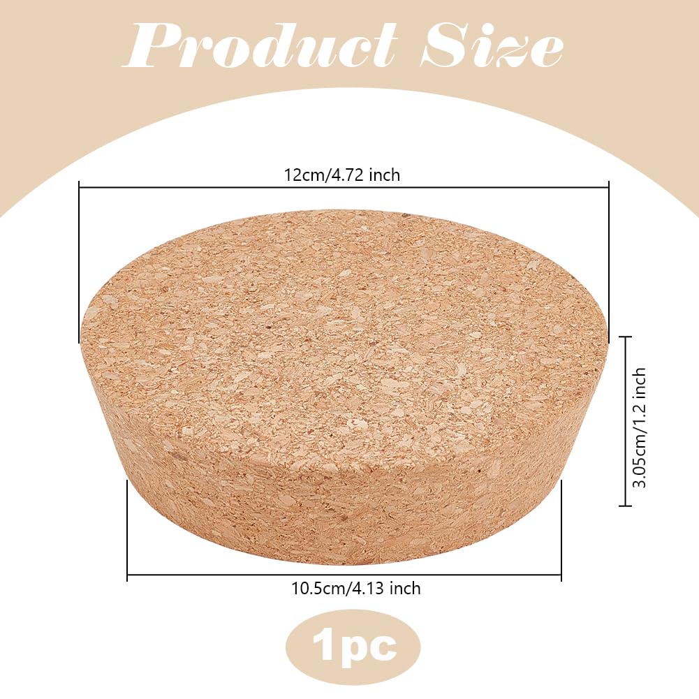 OLYCRAFT Large Cork Stoppers 4.1~4.7 Inch Cork Bottle Stoppers Tapered Corks Plugs Corks Canning Jar Lids Wood Tapered Plugs Wooden Taper Stopper for Kitchen Wedding Favor Canning