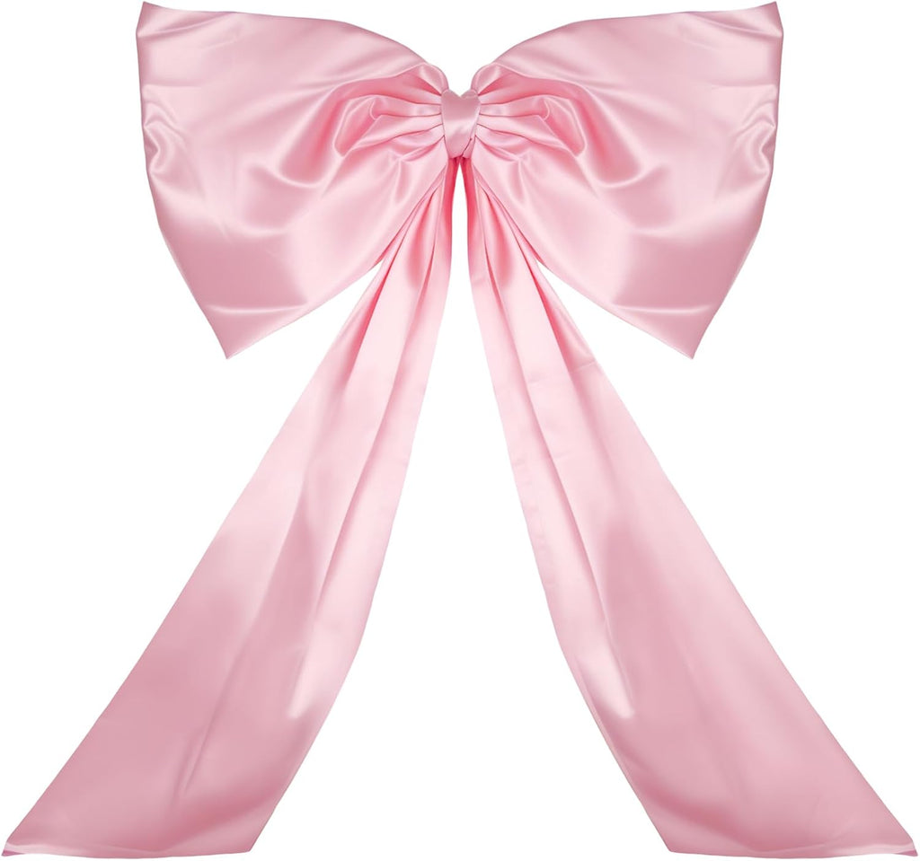 Skiennix Large Pink Bow Decor - 24 x 36 Inches | Perfect for Baby Showers & Birthday Parties