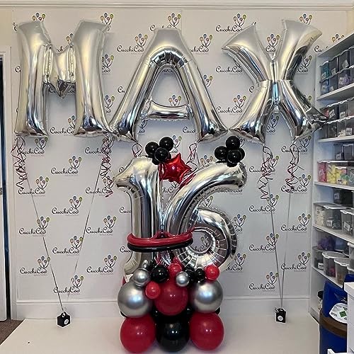 40 Inch Silver Letter A Balloon - Foil Mylar for Party Decor