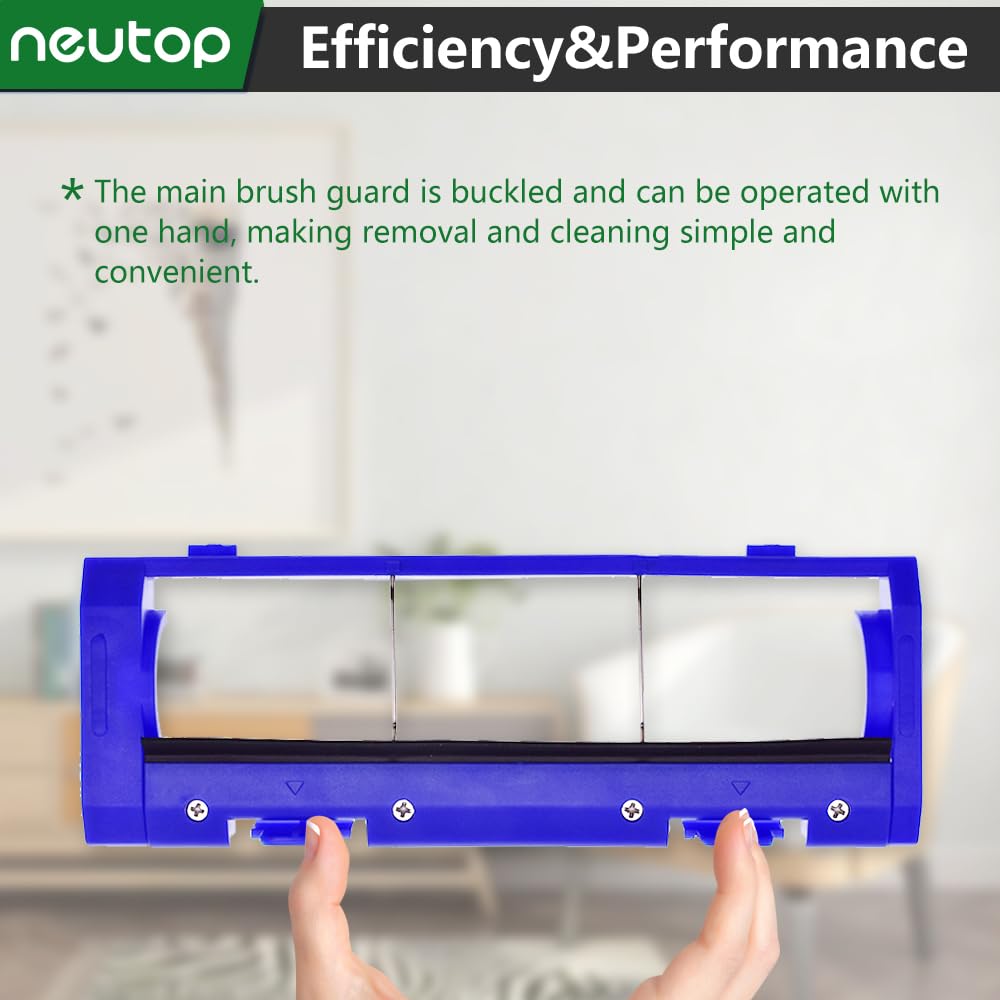neutop Main Brush Guards Covers Compatible with eufy RoboVac 11S, 15T, 30, 30C, 15C, 12, 25C, 35C, 11S Max, 30C Max, G20, G30, G30 Hybrid, G35, G40+, G40 Hybrid, Accessories, 2-Pack.