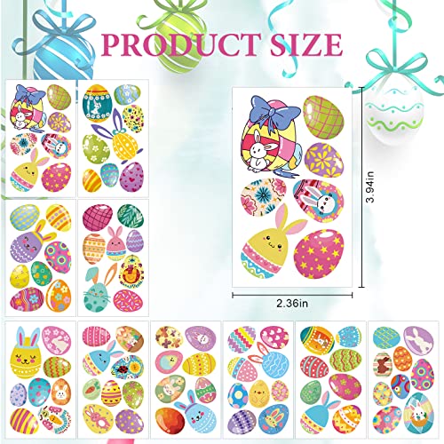 Easter Temporary Tattoos for Kids - 80+ Bunny & Egg Stickers