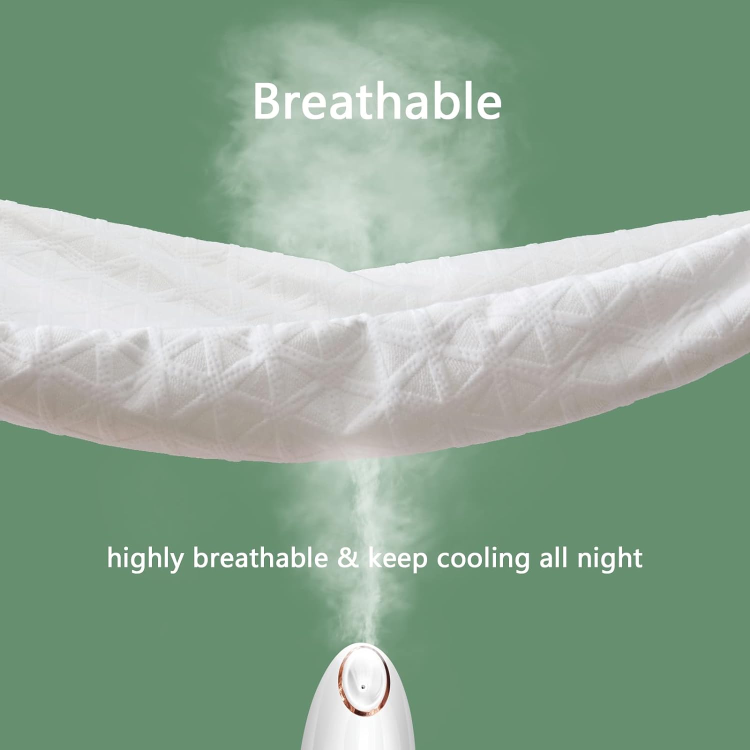 Skiennix Premium Waterproof Mattress Protector - Breathable Cooling Bed Cover, Full Size, 8''-21'' Deep Pocket, White