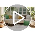Brown Faux Fur Throw Pillow Covers 18x18 Inch, Set of 2 Embroidered Leaf