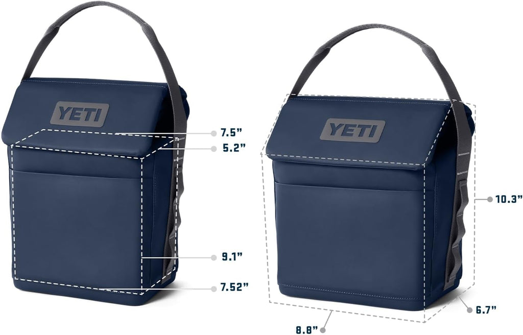 YETI Daytrip 6L Insulated Soft Cooler - Portable Lunch Bag in Charcoal for Outdoor Adventures